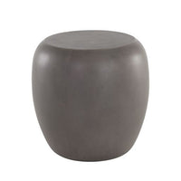 Sunpan Iolite End Table in Black / Grey / White