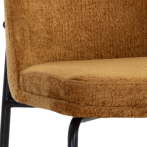 Sunpan Zeke Dining Chair Black - Bergen Marmalade - Set of Two