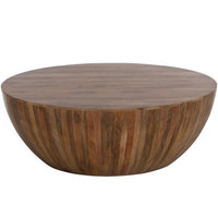 Sunpan Kinsley Coffee Table Small Dark Brown / Grey / Natural