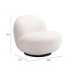 Zuo Modern Myanmar Accent Chair in Cream/Olive Green/Burnt Orange