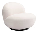 Zuo Modern Myanmar Accent Chair in Cream/Olive Green/Burnt Orange