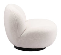 Zuo Modern Myanmar Accent Chair in Cream/Olive Green/Burnt Orange