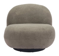 Zuo Modern Myanmar Accent Chair in Cream/Olive Green/Burnt Orange