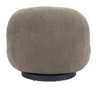 Zuo Modern Myanmar Accent Chair in Cream/Olive Green/Burnt Orange