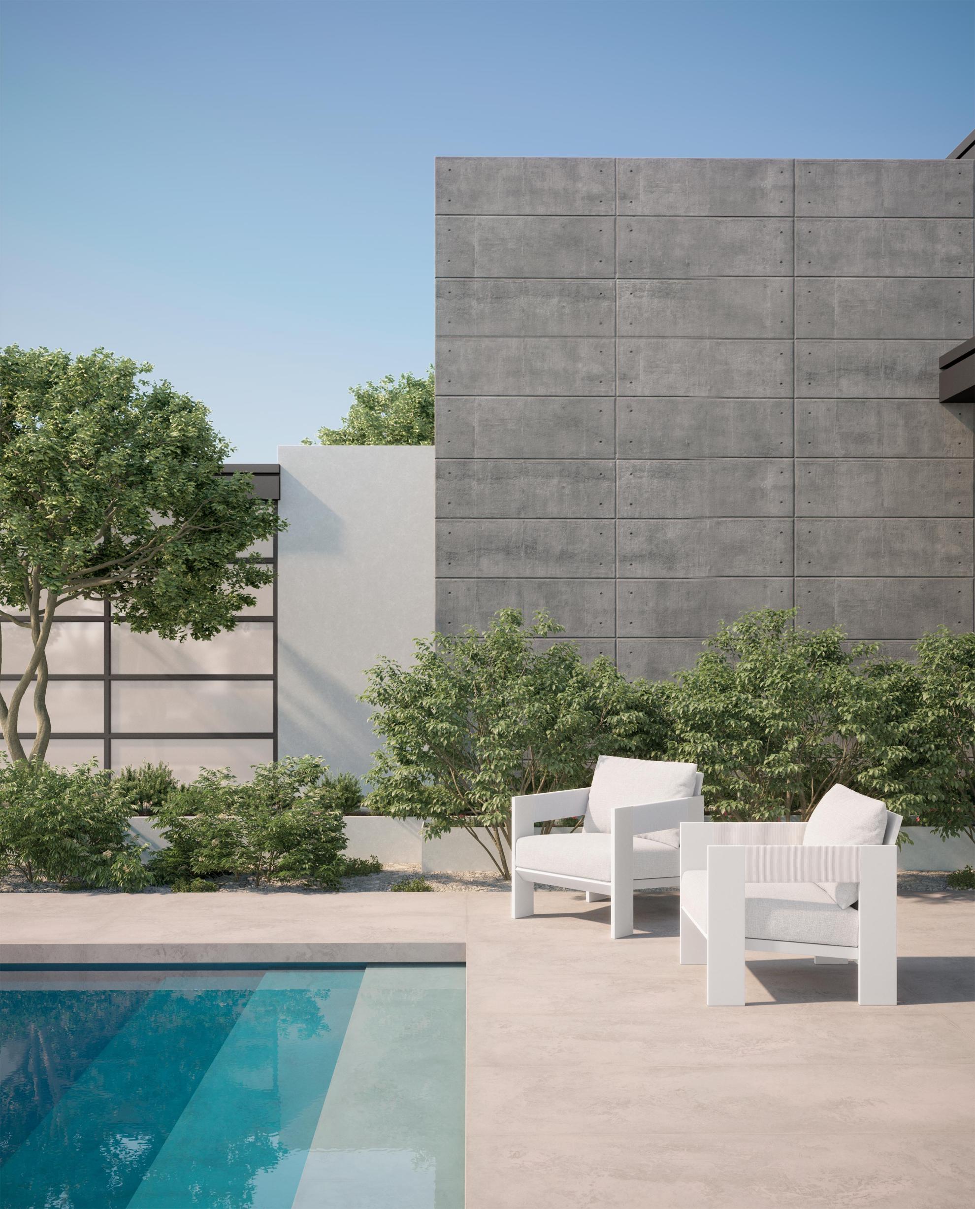 Azzurro Living Mykonos Club Chair With Polar Cushion