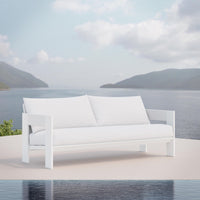 Azzurro Living Mykonos 3 Seat Sofa With Polar Cushion