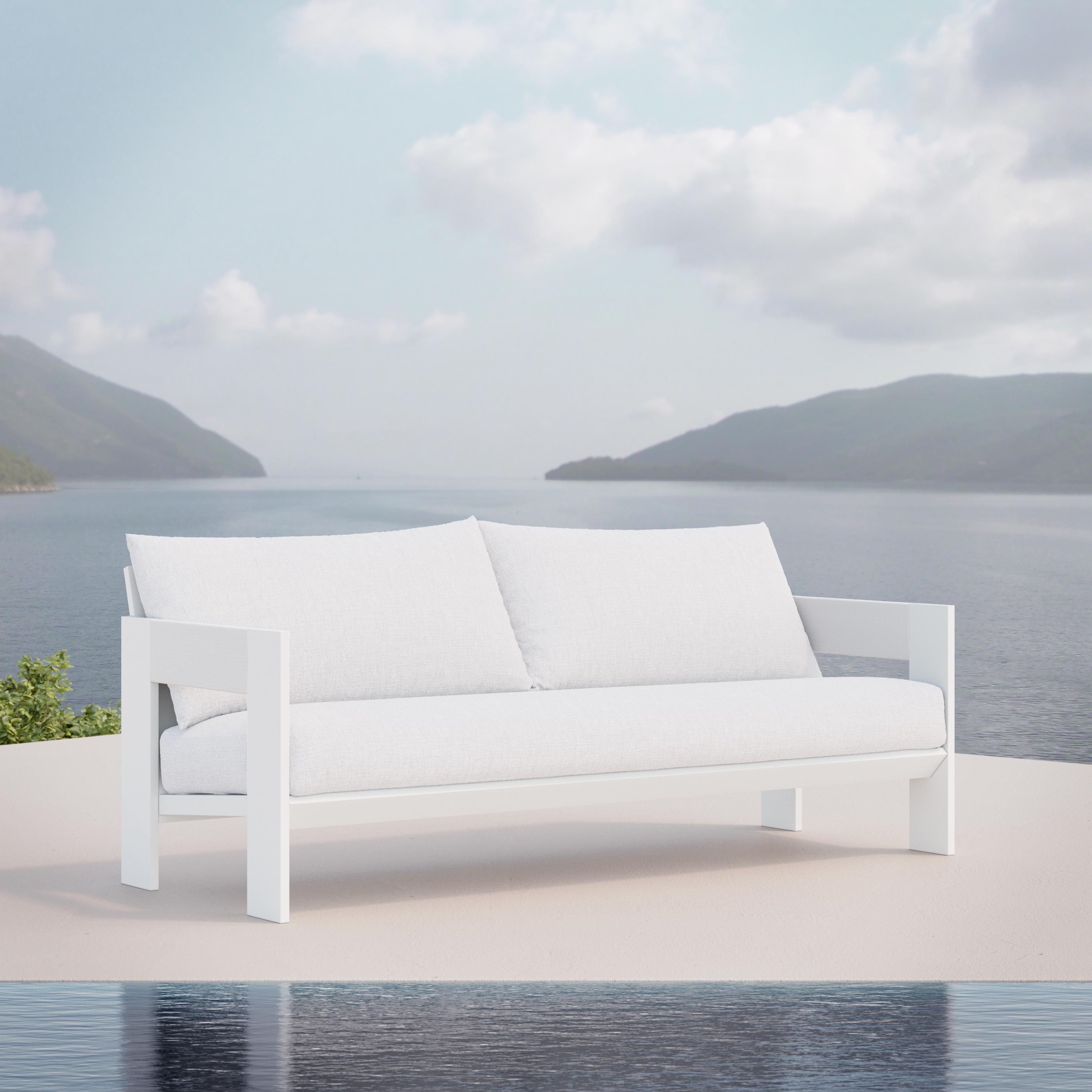 Azzurro Living Mykonos 3 Seat Sofa With Polar Cushion
