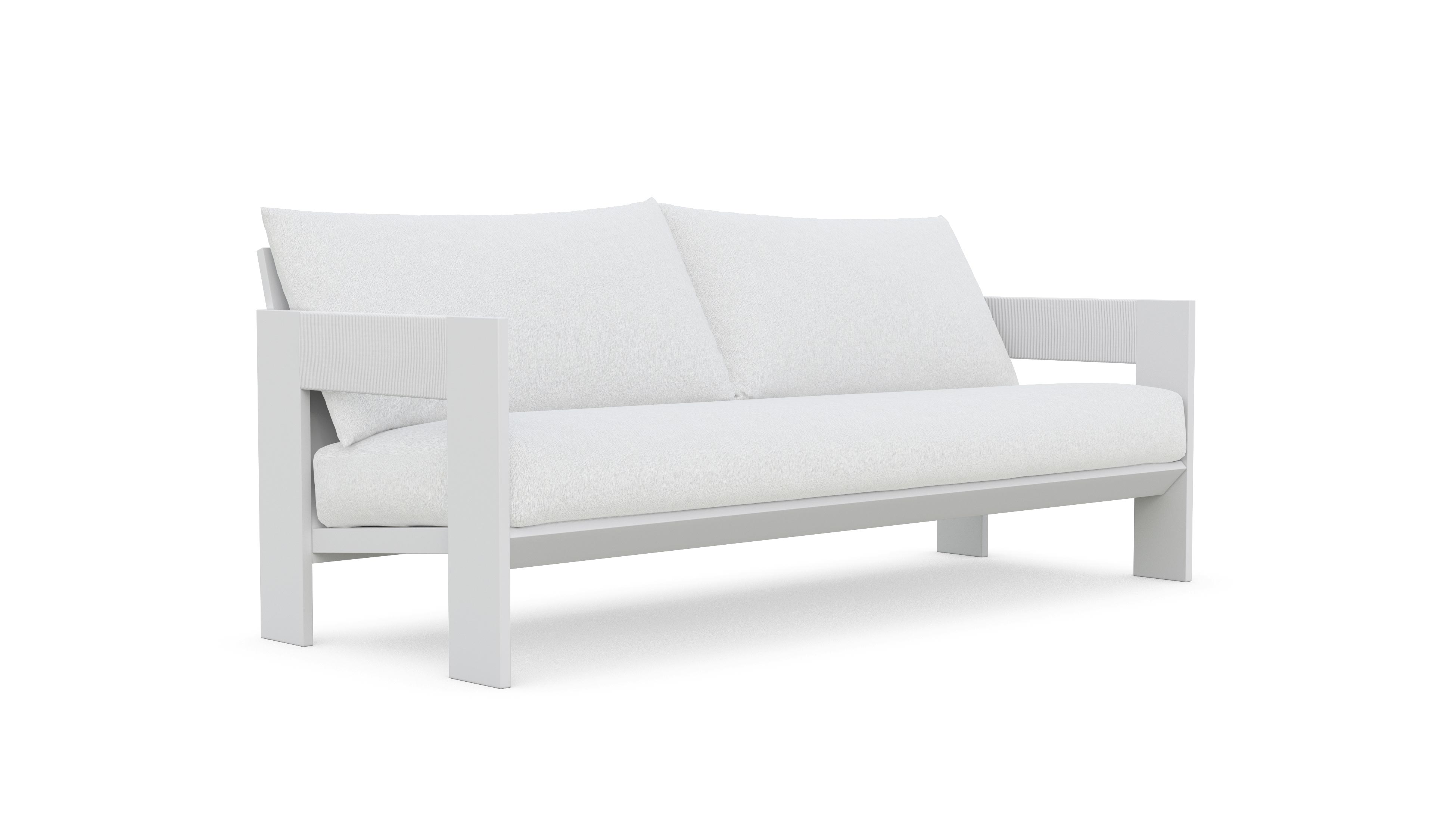 Azzurro Living Mykonos 3 Seat Sofa With Polar Cushion