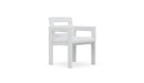 Azzurro Living Mykonos Dining Chair With Polar Cushion (Qty 2)