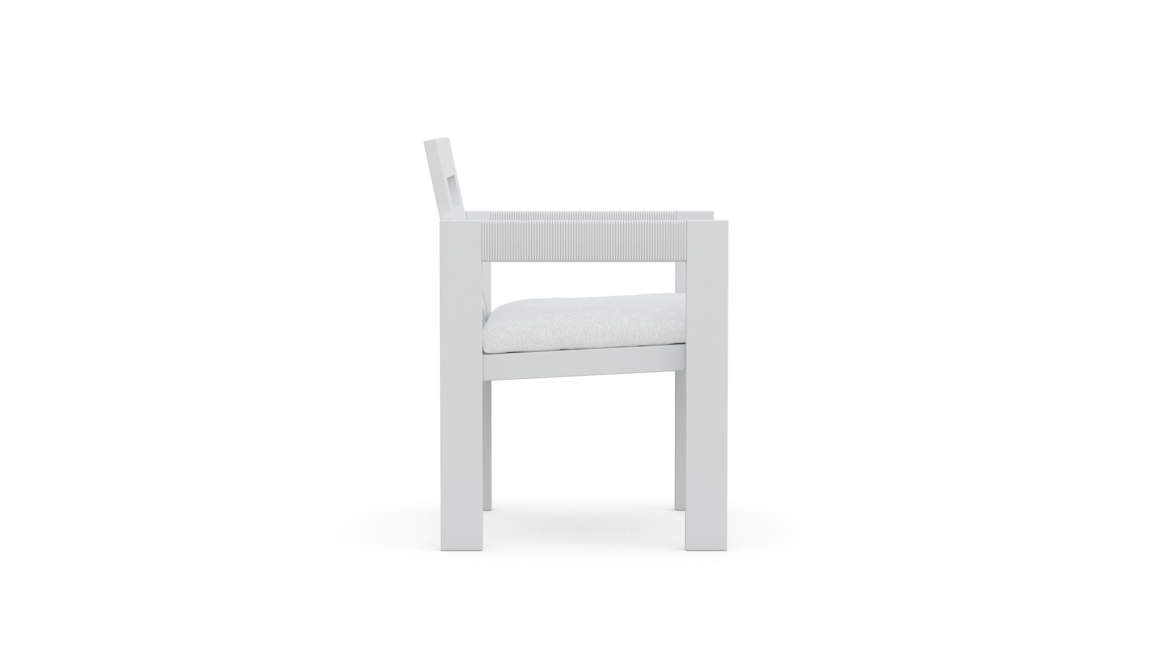 Azzurro Living Mykonos Dining Chair With Polar Cushion (Qty 2)