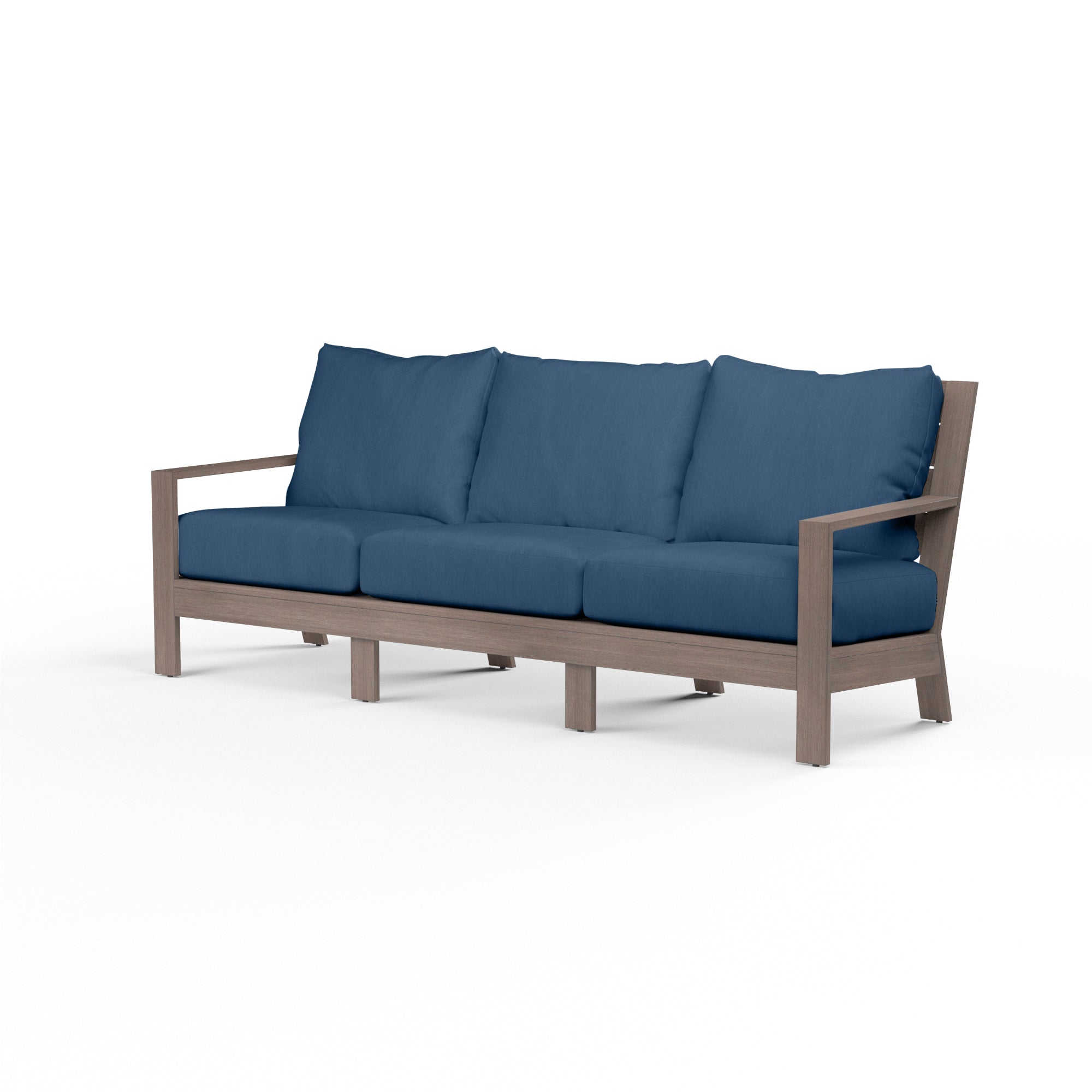 Sunset West Laguna Aluminum Sofa with Cushion