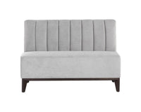 Sunpan Kosovo Modular Banquette Bench Abbington Navy / Polo Club Stone