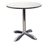 H&D Seating 760R 23.5" Round Aluminum Restaurant Table