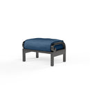 Sunset West Monterey Aluminum Ottoman with Cushion