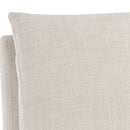 Sunpan Glenrose Wheeled Dining Chair in Effie Linen / Effie Smoke