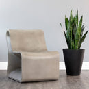 Sunpan Odyssey Lounge Chair Grey / White