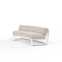 Sunset West Newport Curved Sofa with Cushion