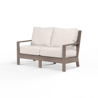Sunset West Laguna Aluminum Loveseat with Cushion