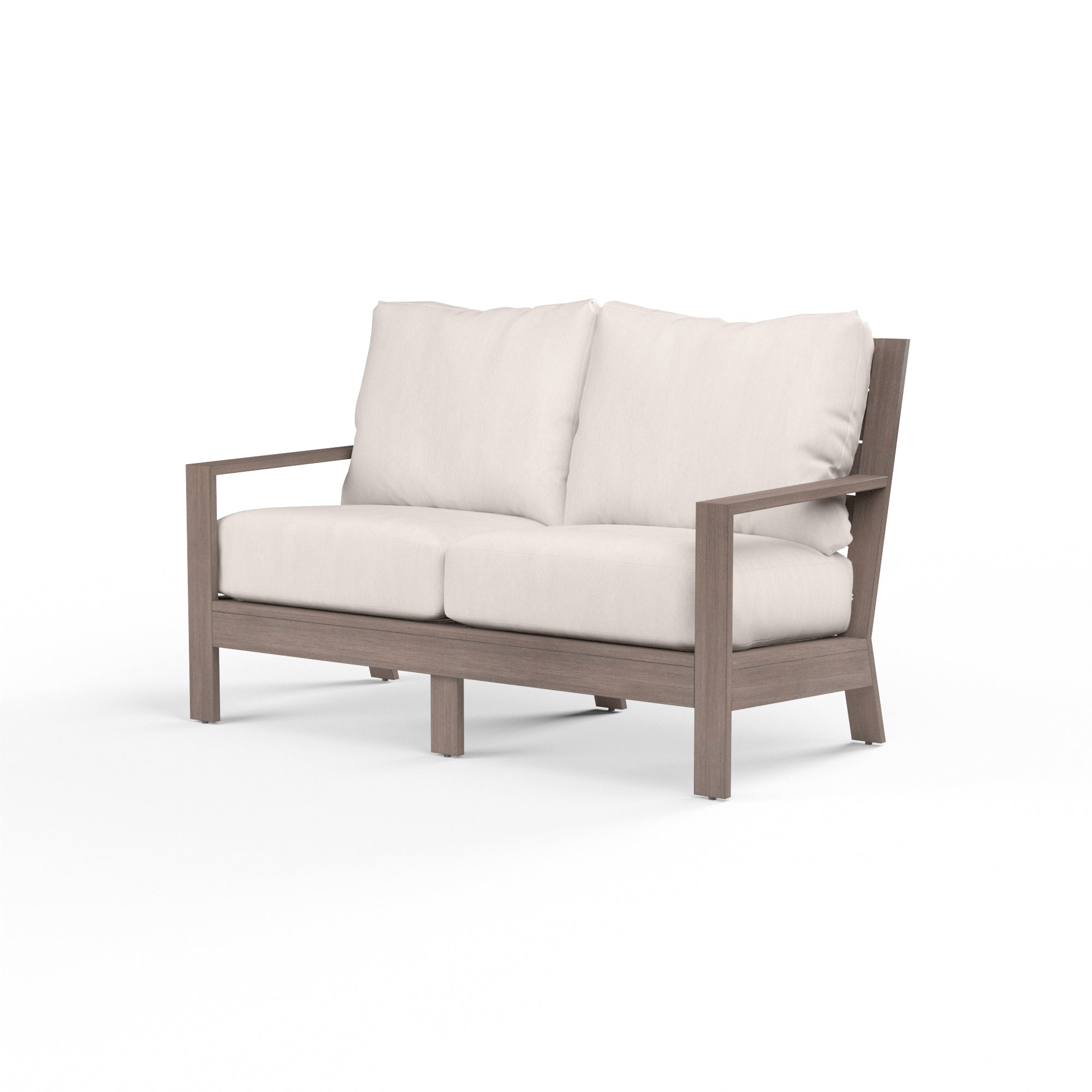 Sunset West Laguna Aluminum Loveseat with Cushion