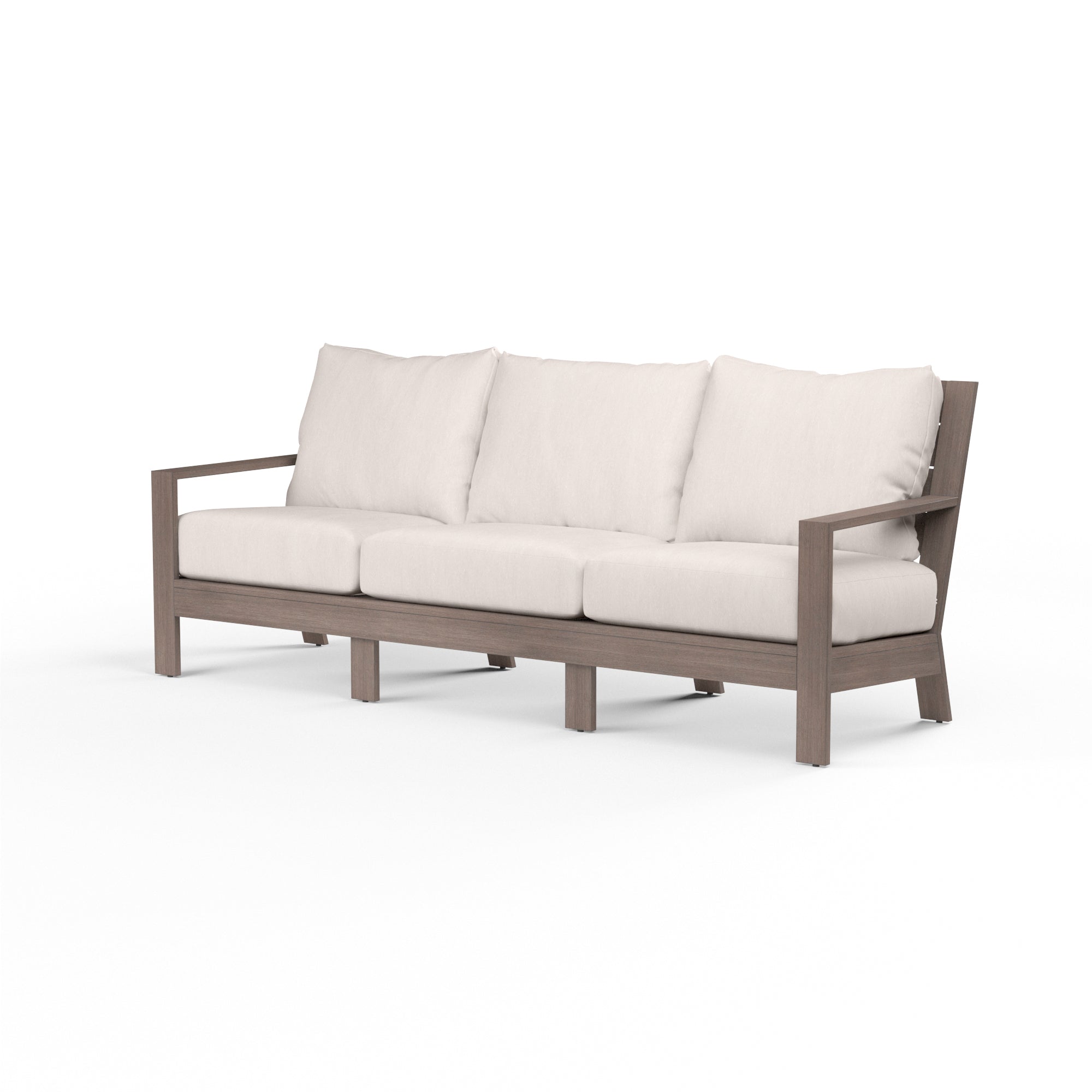 Sunset West Laguna Aluminum Sofa with Cushion