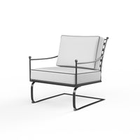 Sunset West Provence Wrought Iron Club Rocker with Cushion