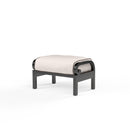 Sunset West Monterey Aluminum Ottoman with Cushion