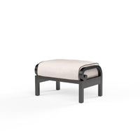 Sunset West Monterey Aluminum Ottoman with Cushion