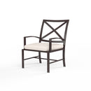 Sunset West La Jolla Aluminum Dining Chair with Cushion