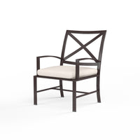 Sunset West La Jolla Aluminum Dining Chair with Cushion