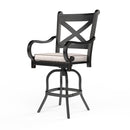Sunset West Monterey Aluminum Barstool with Cushion