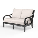Sunset West Monterey Aluminum Loveseat with Cushion
