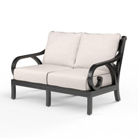 Sunset West Monterey Aluminum Loveseat with Cushion