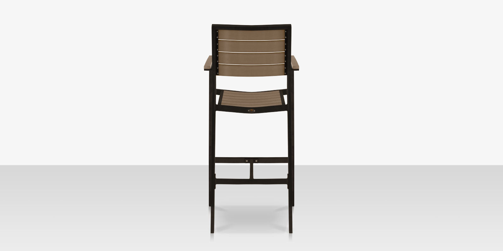 DecoScapes Napa Aluminum Stackable Bar Arm Chair