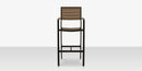 DecoScapes Napa Aluminum Stackable Bar Arm Chair