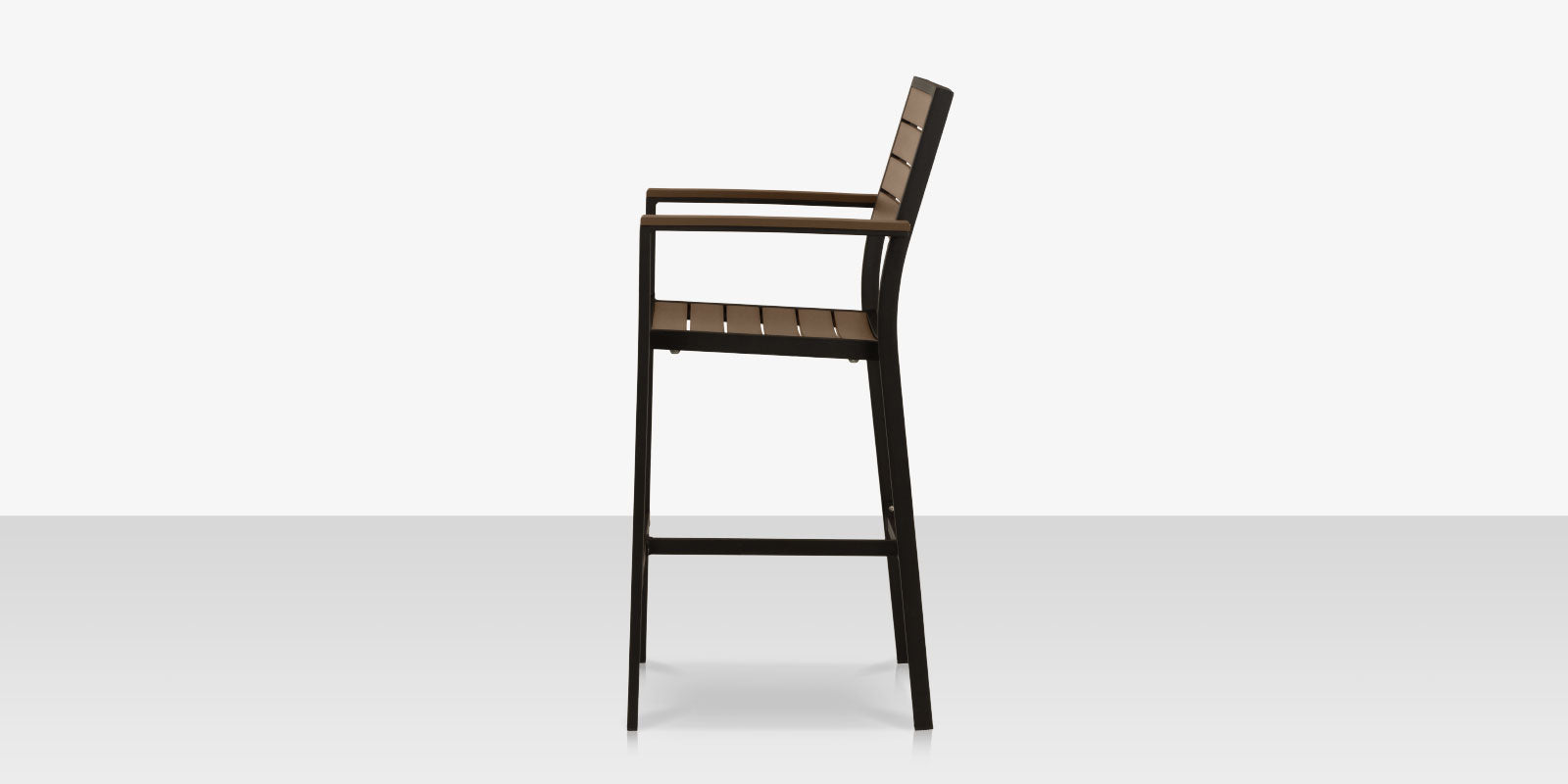 DecoScapes Napa Aluminum Stackable Bar Arm Chair