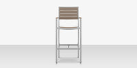 DecoScapes Napa Aluminum Stackable Bar Arm Chair