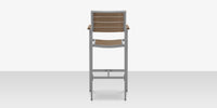 DecoScapes Napa Aluminum Stackable Bar Arm Chair