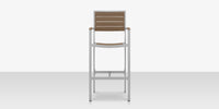 DecoScapes Napa Aluminum Stackable Bar Arm Chair