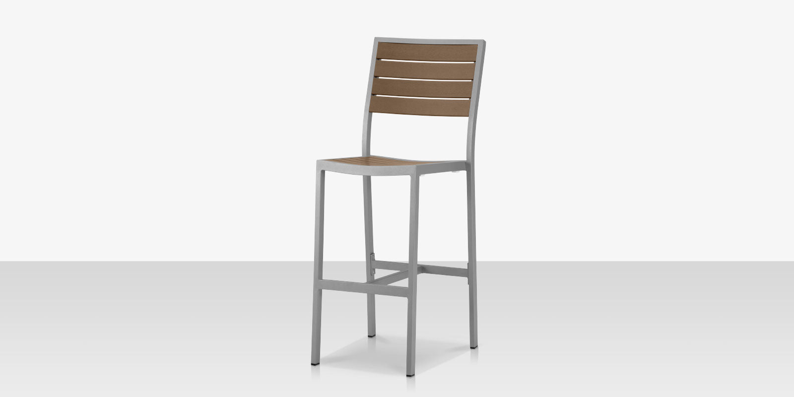 DecoScapes Napa Aluminum Stackable Bar Side Chair
