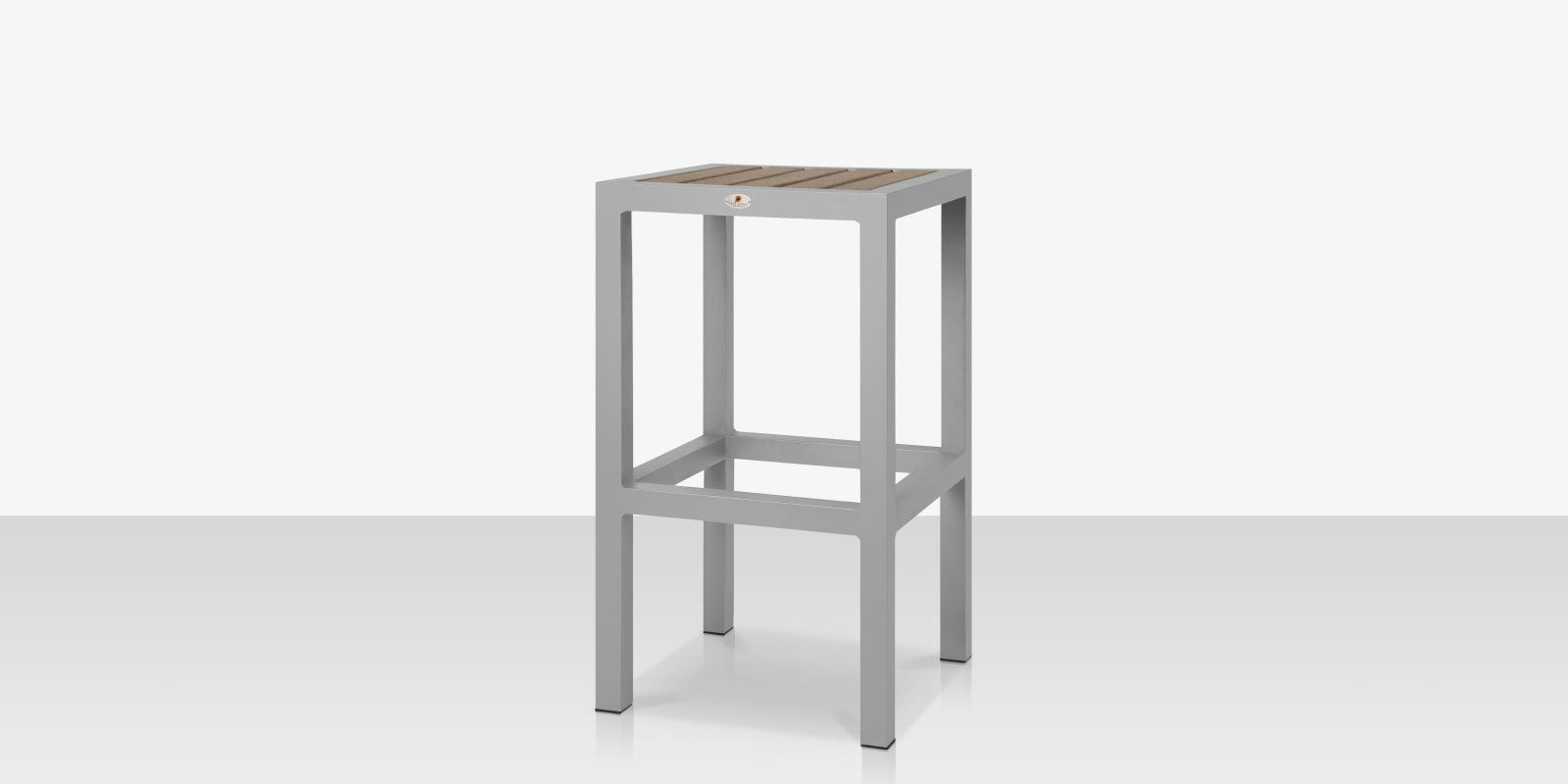 DecoScapes Napa Aluminum Backless Bar Stool