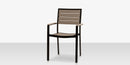 DecoScapes Napa Aluminum Stackable Dining Arm Chair