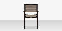 DecoScapes Napa Aluminum Stackable Dining Arm Chair