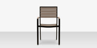 DecoScapes Napa Aluminum Stackable Dining Arm Chair