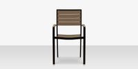 DecoScapes Napa Aluminum Stackable Dining Arm Chair
