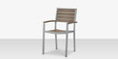 DecoScapes Napa Aluminum Stackable Dining Arm Chair