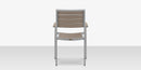 DecoScapes Napa Aluminum Stackable Dining Arm Chair
