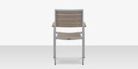 DecoScapes Napa Aluminum Stackable Dining Arm Chair