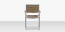 DecoScapes Napa Aluminum Stackable Dining Arm Chair