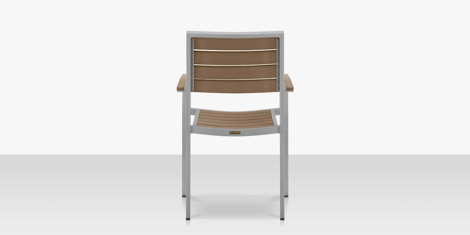 DecoScapes Napa Aluminum Stackable Dining Arm Chair