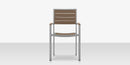 DecoScapes Napa Aluminum Stackable Dining Arm Chair